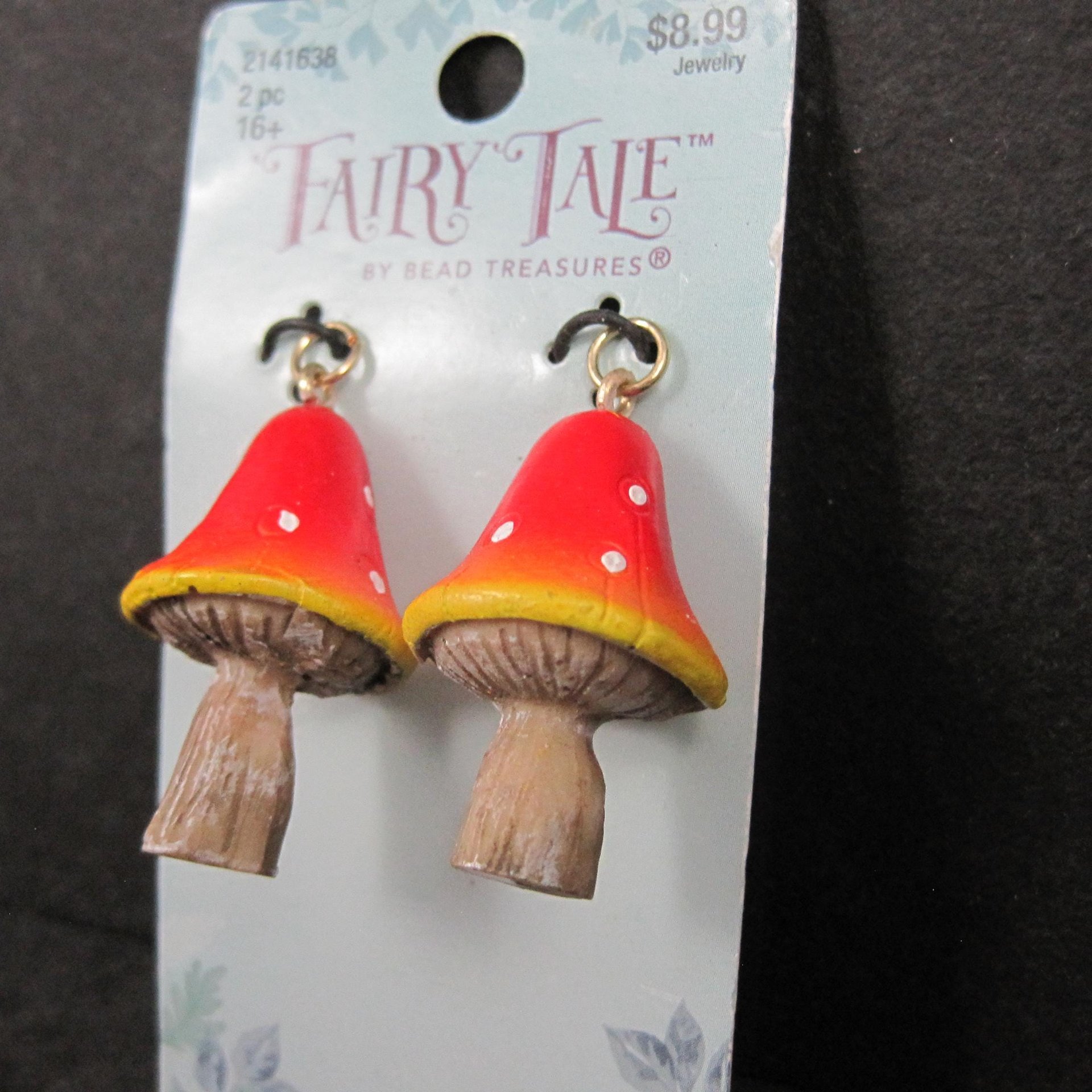 Resin Mushroom Charms by Bead Treasures