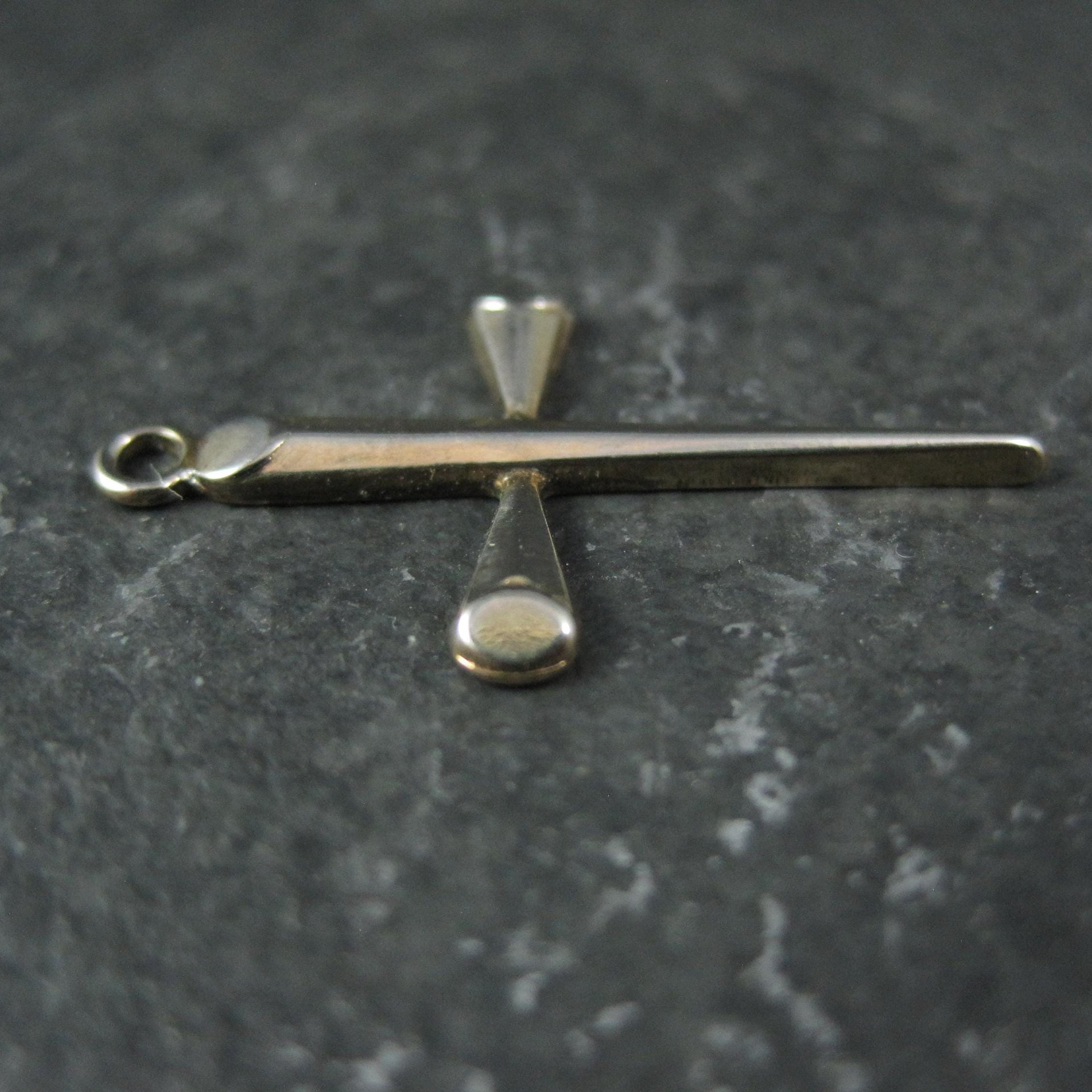 Small Sterling Silver Cross Charm