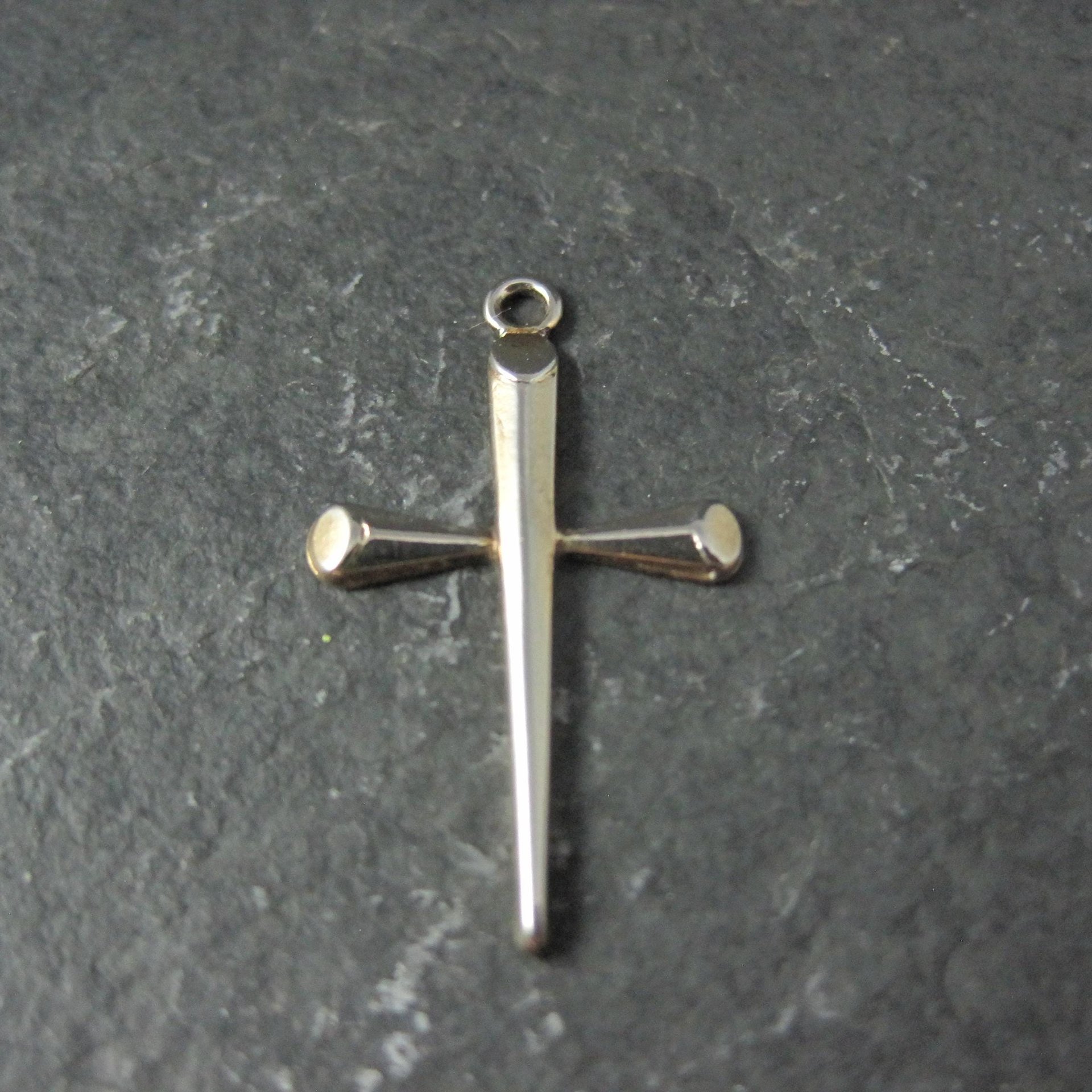 Small Sterling Silver Cross Charm
