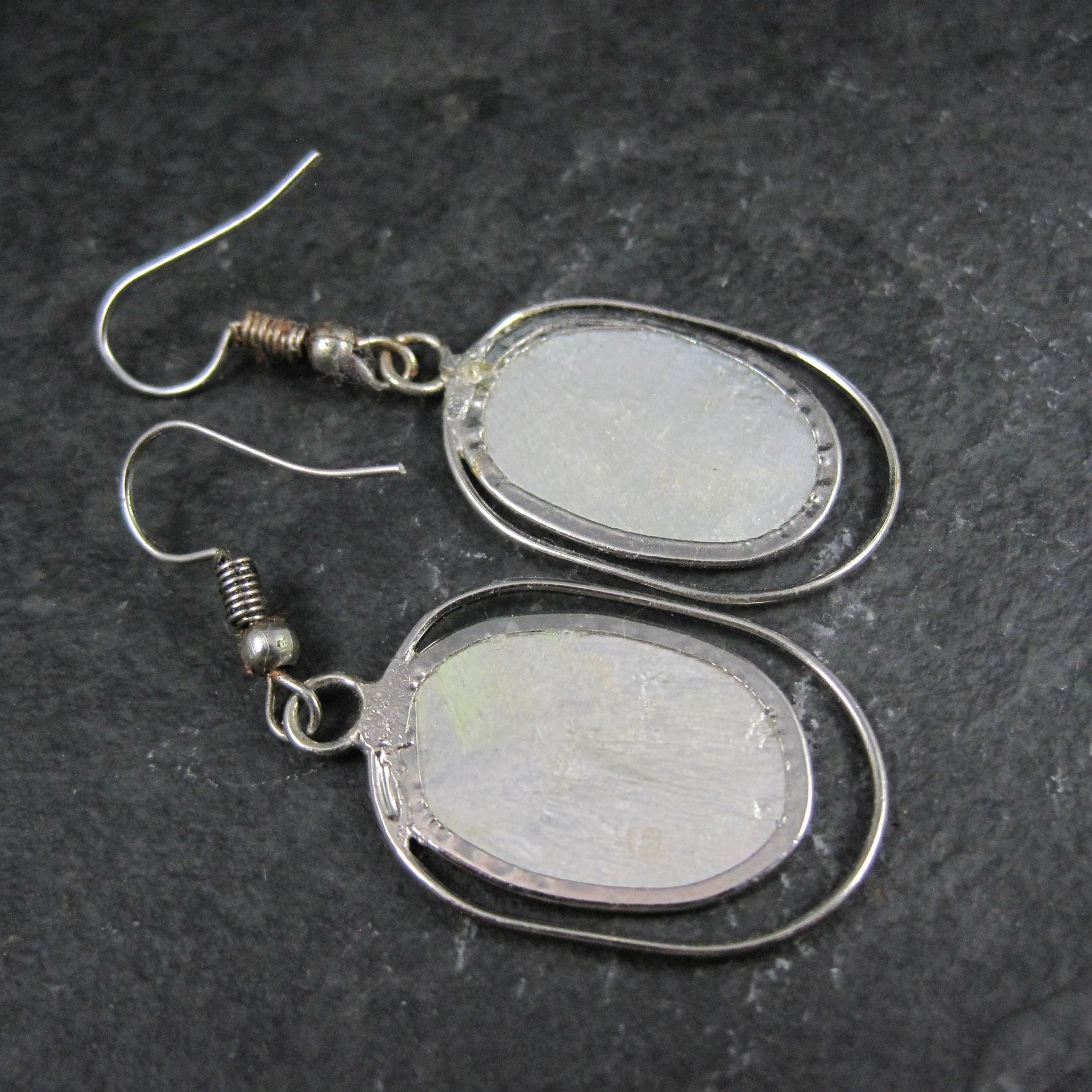 Vintage Capiz Shell Earrings