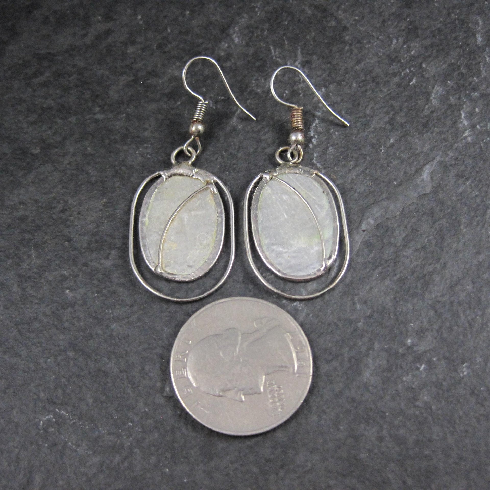 Vintage Capiz Shell Earrings