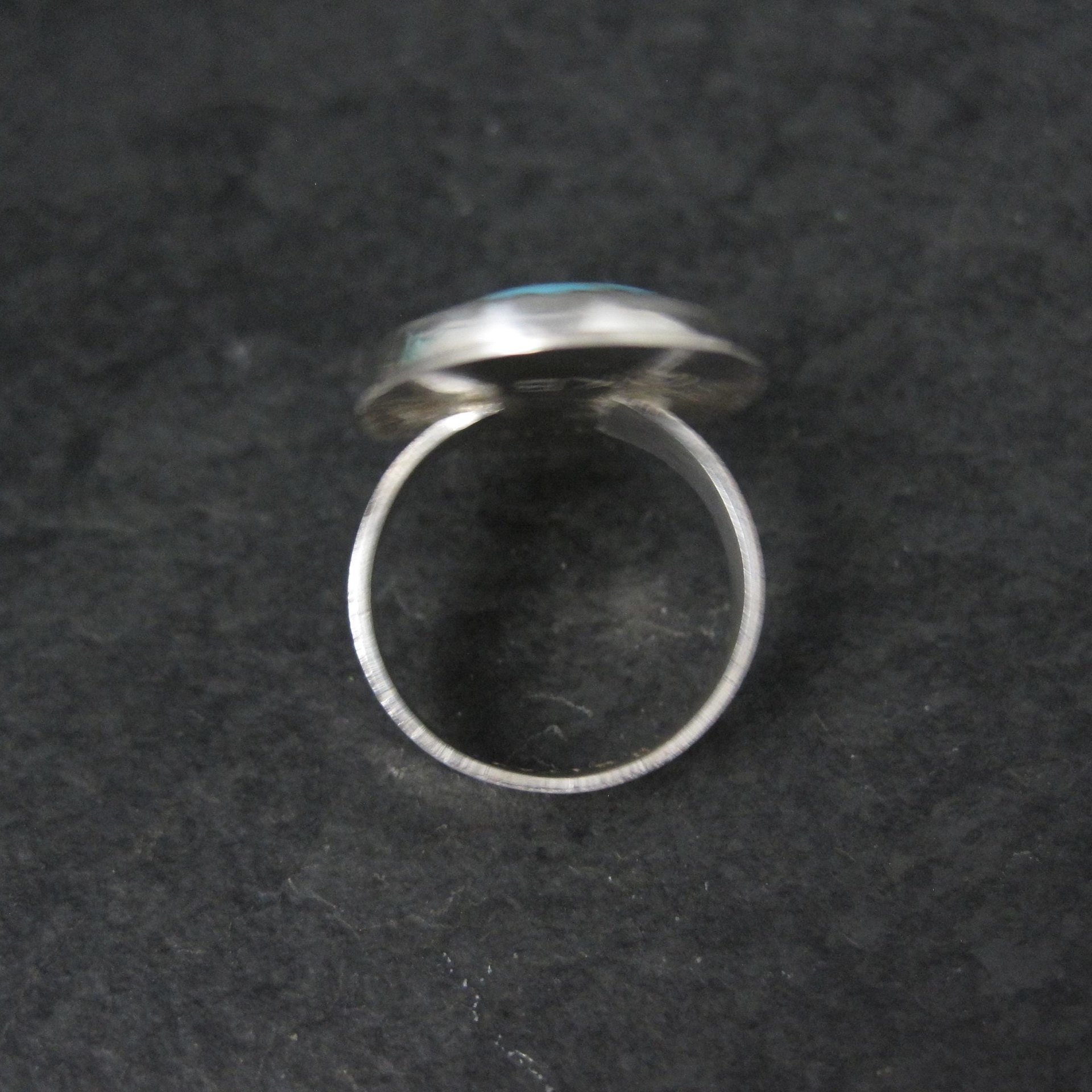 Vintage Navajo Sterling Turquoise Ring Size 6.5