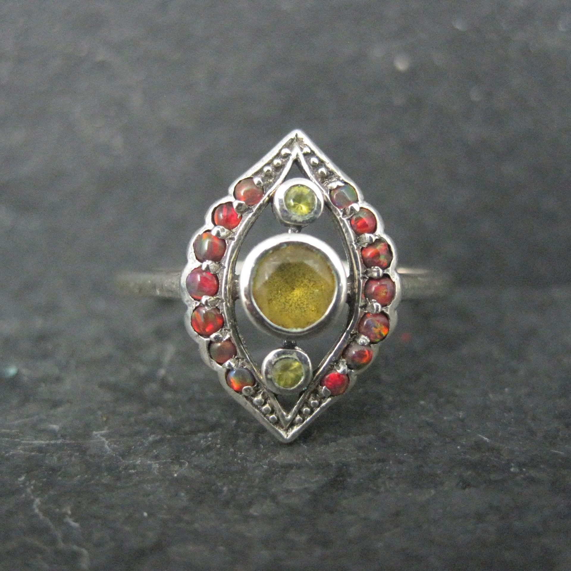 Sterling Silver Estate Ring Size 8 - Clearance