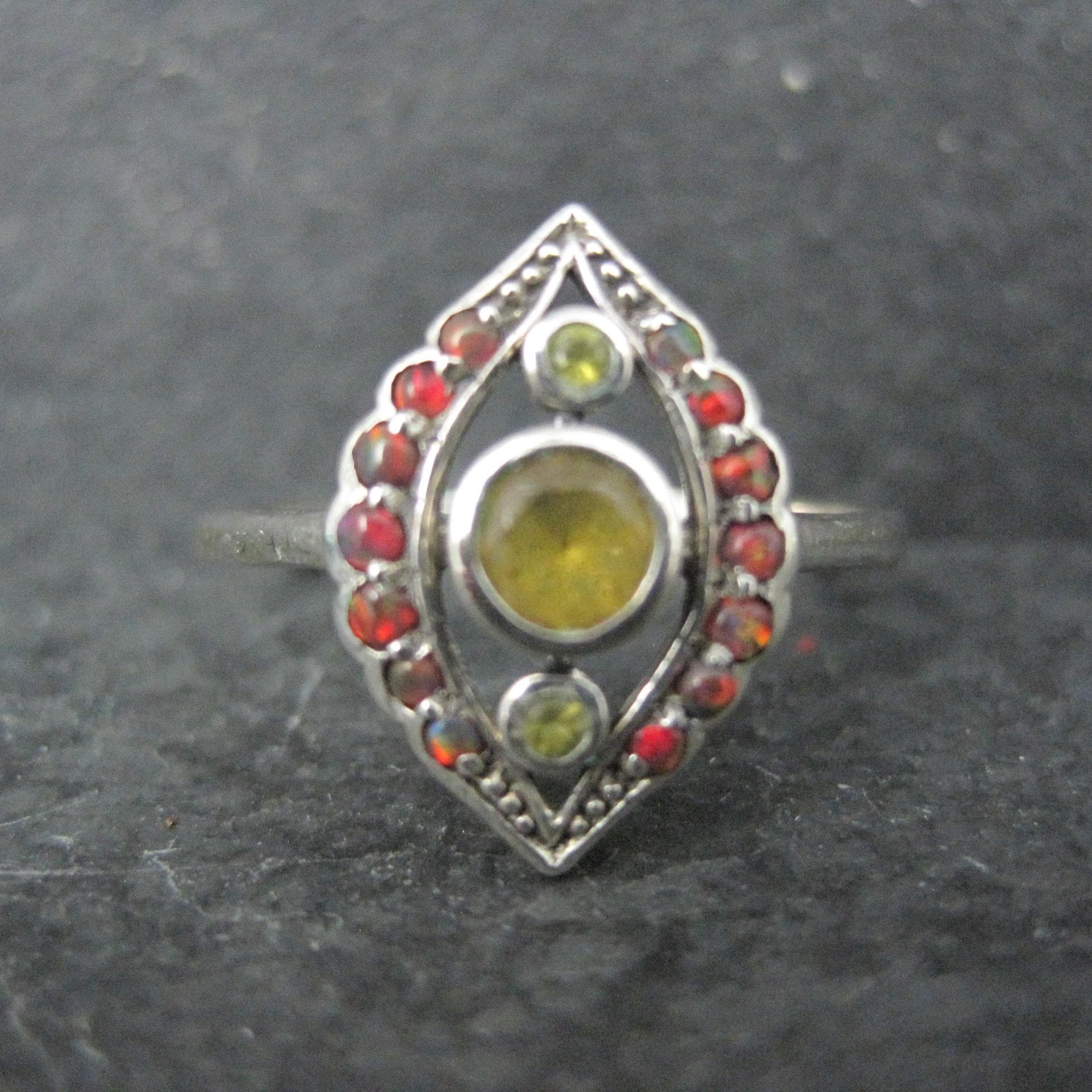 Sterling Silver Estate Ring Size 8 - Clearance