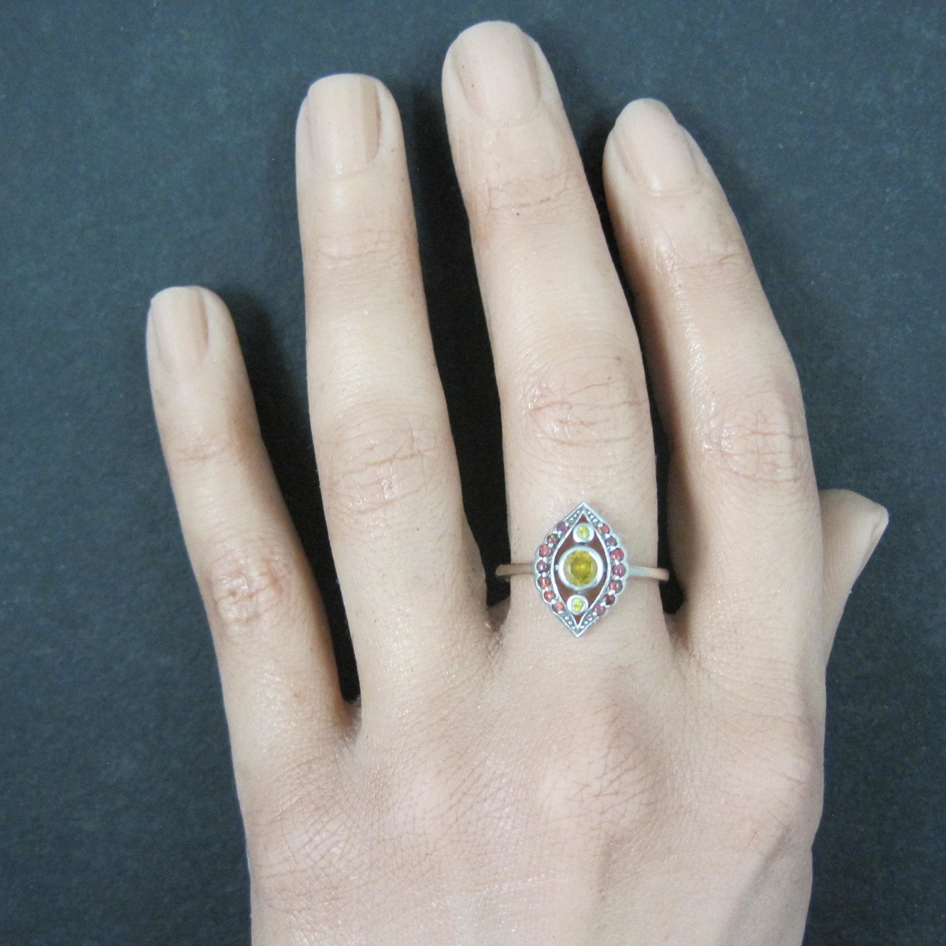 Sterling Silver Estate Ring Size 8 - Clearance