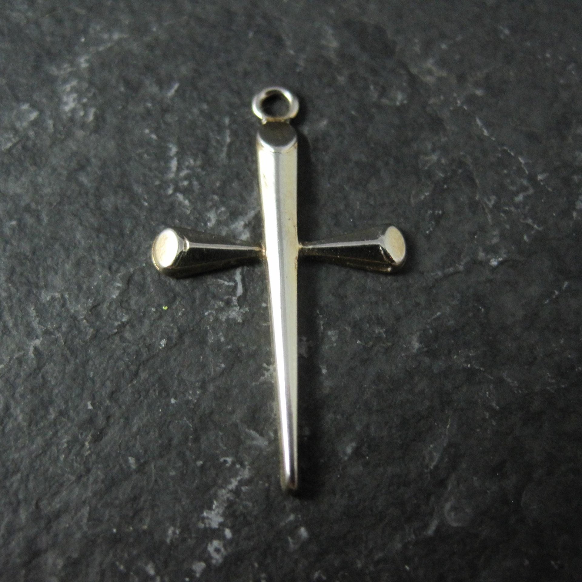 Small Sterling Silver Cross Charm