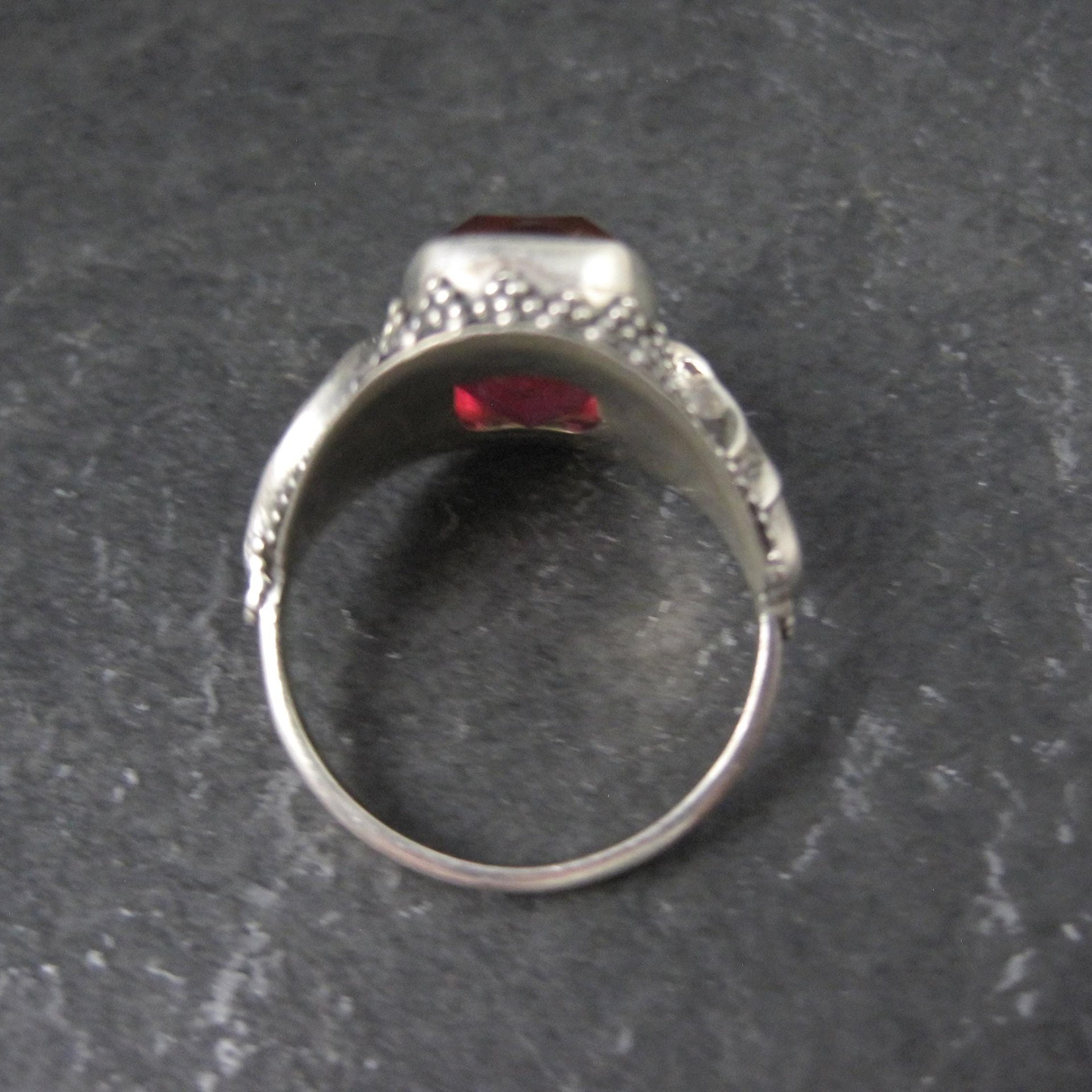 Watermelon Quartz Ring Size 9