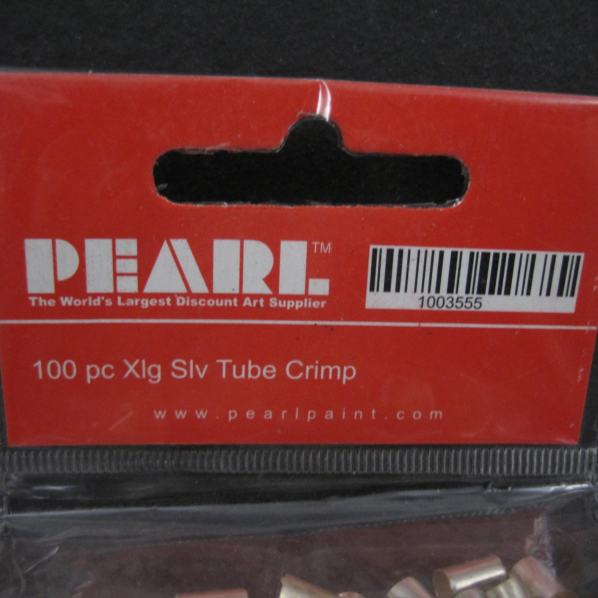 100 Pc Silver Plated Tube Crimps 4x6MM XLG