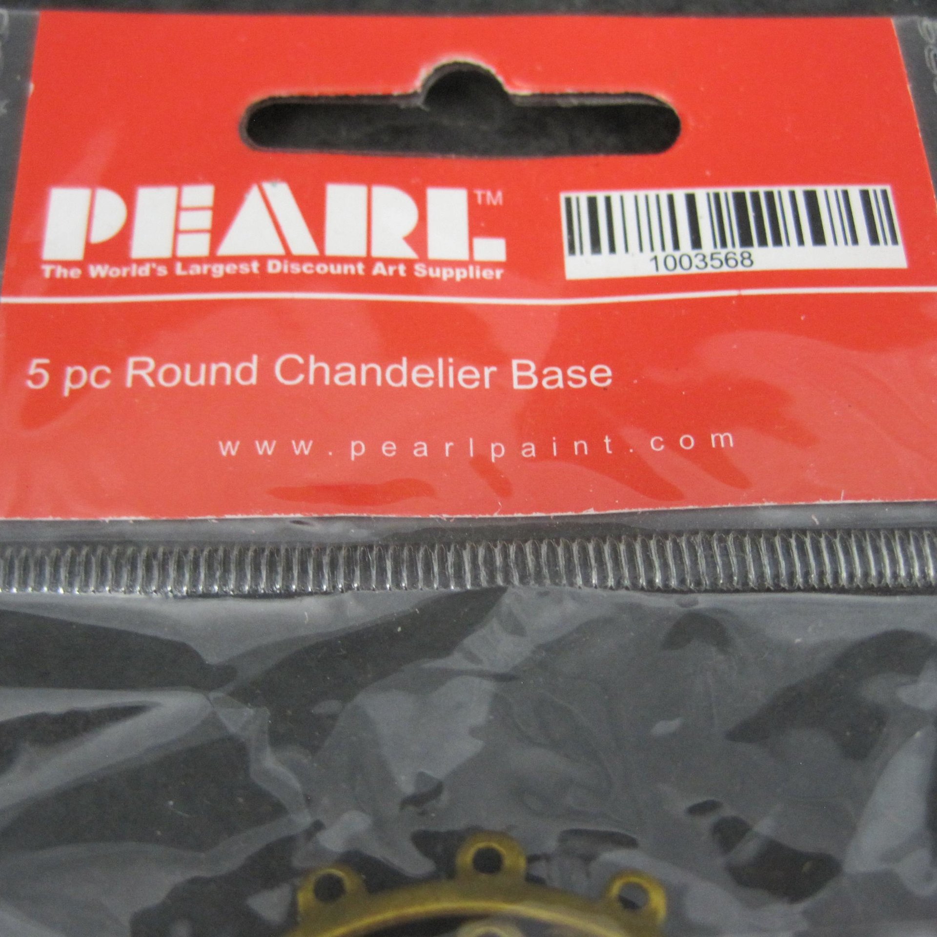 10pcs Round Brass Chandelier Base 32x38mm Jewelry Making NOS 2 Packages