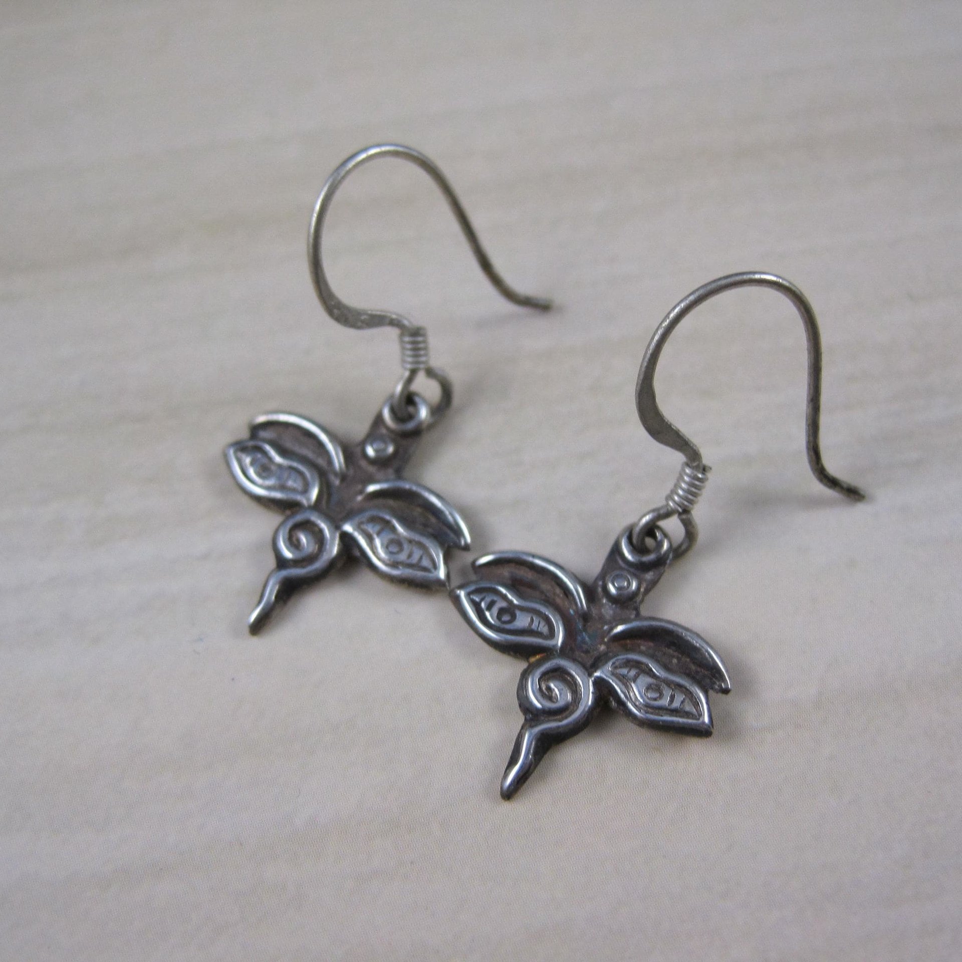 Sterling Silver Buddha Eyes Earrings