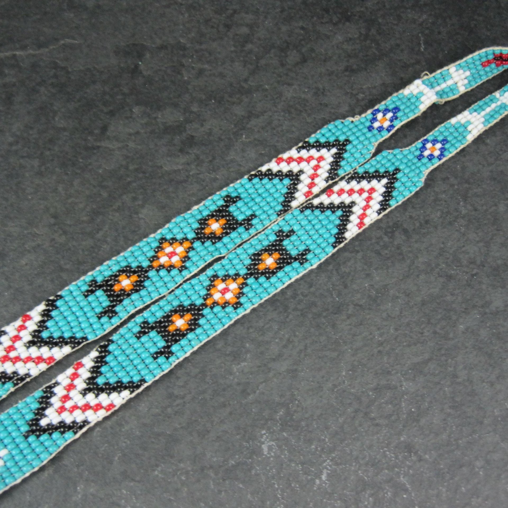 Vintage Southwestern Beaded Thunderbird Necklace