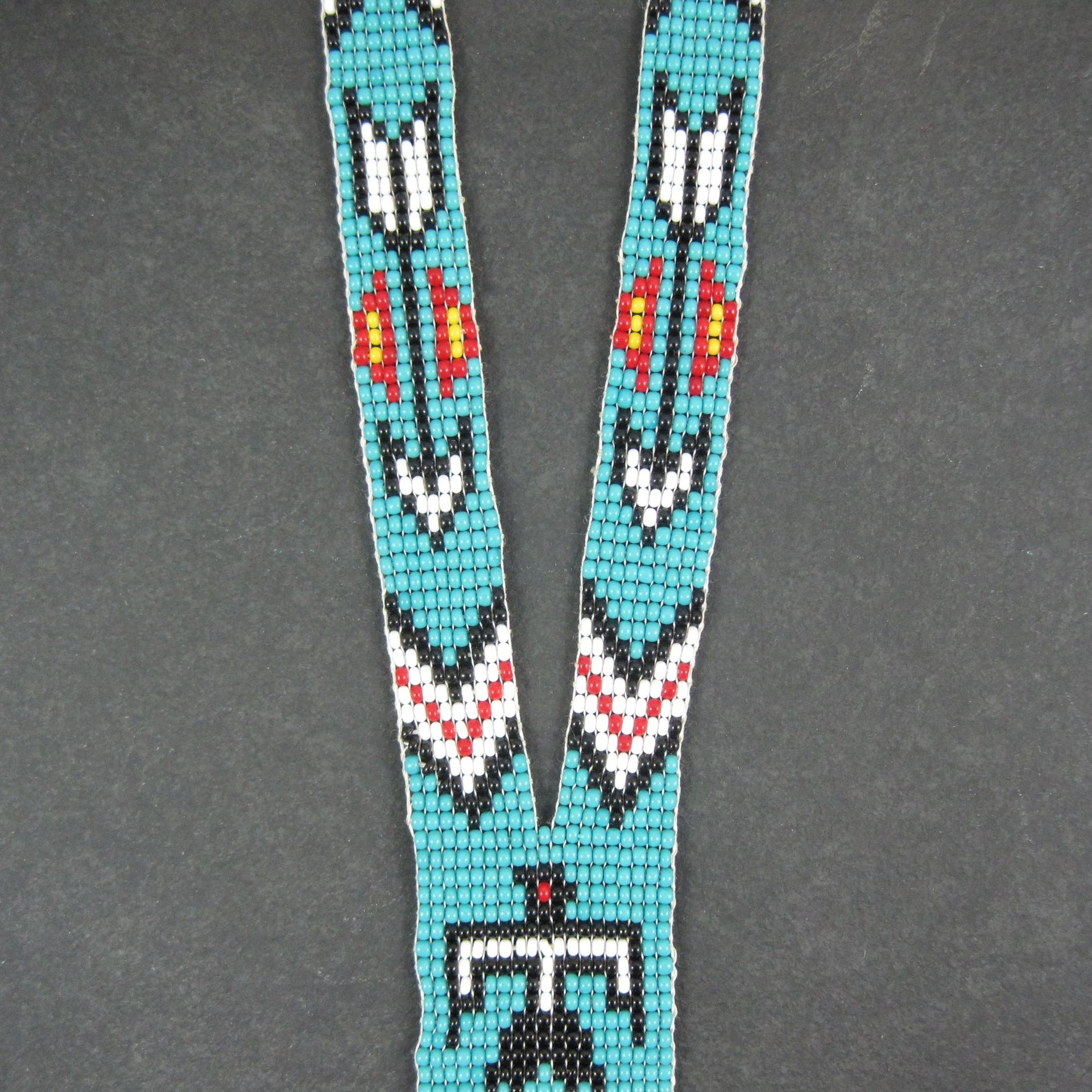 Vintage Southwestern Beaded Thunderbird Necklace