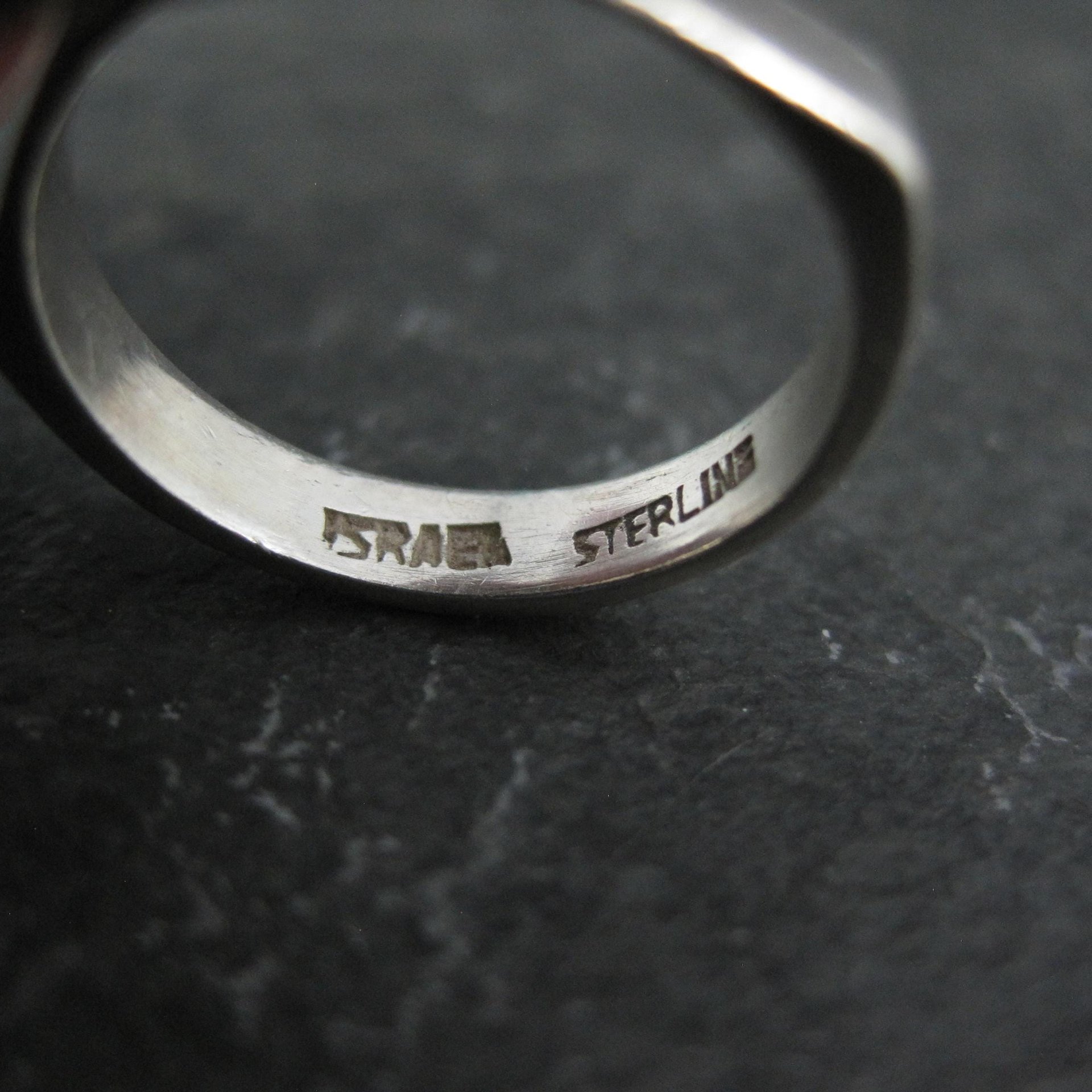 Vintage Sterling Silver Eilat Ring Size 6