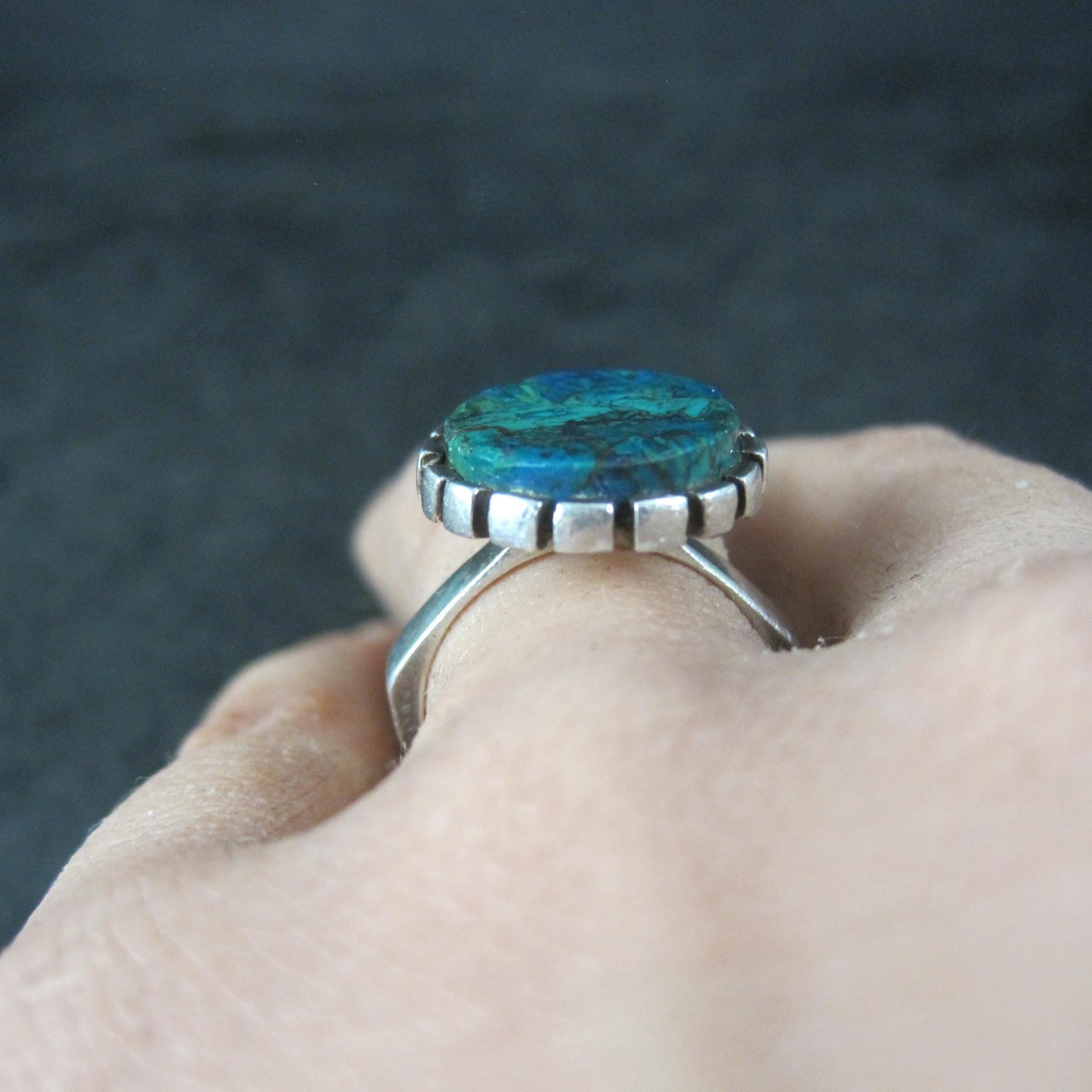 Vintage Sterling Silver Eilat Ring Size 6