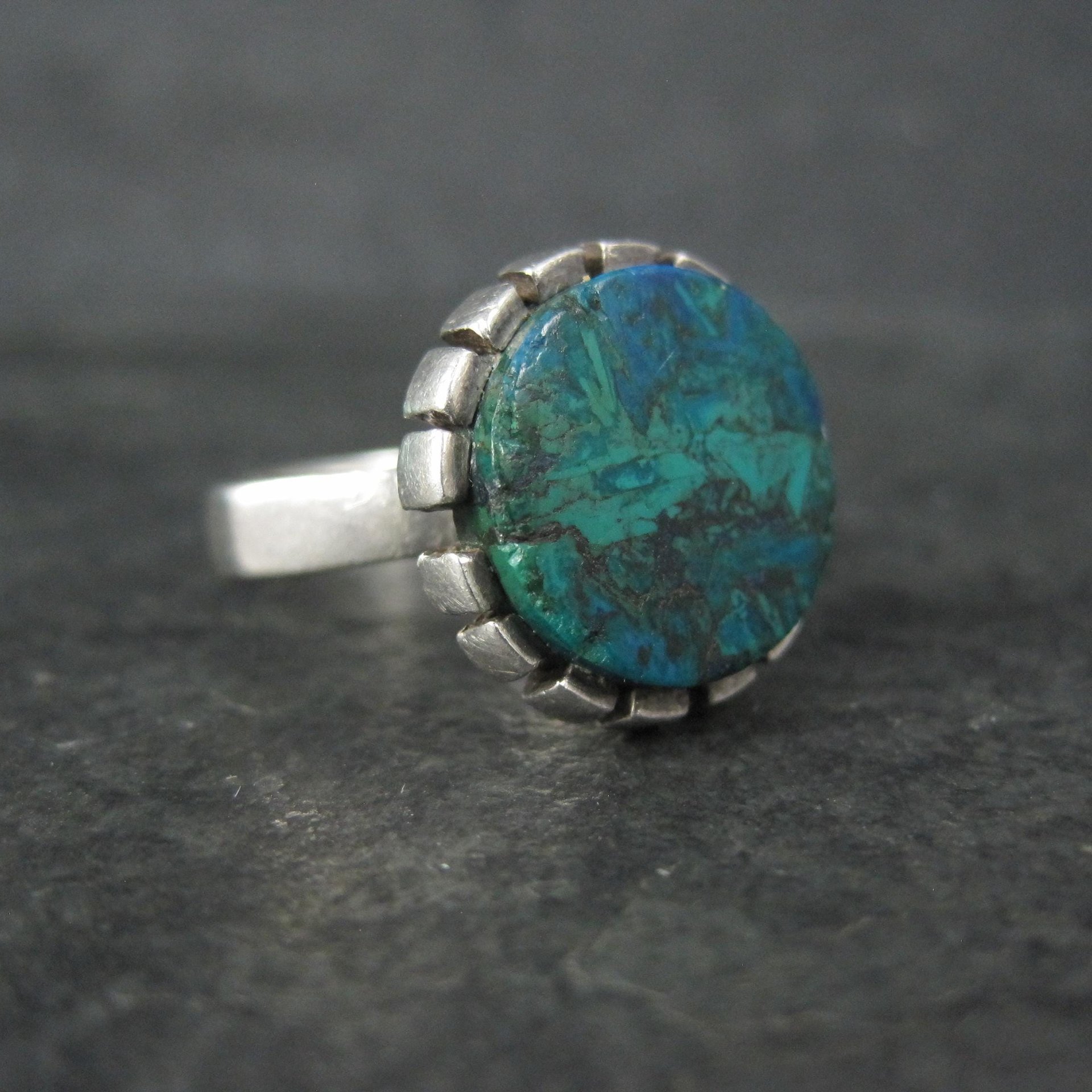 Vintage Sterling Silver Eilat Ring Size 6