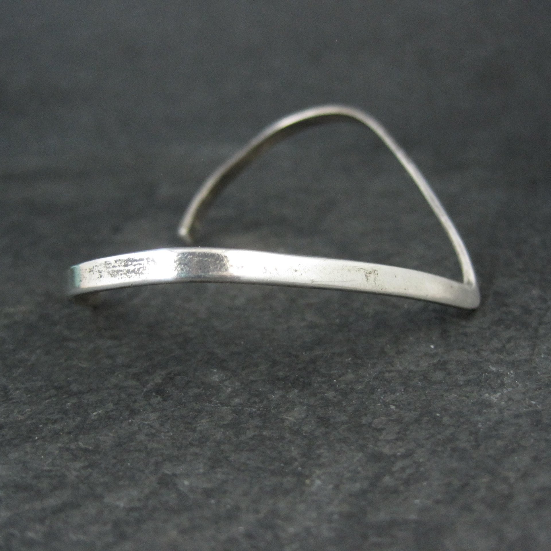 Dainty Sterling Silver Sweater Cuff Bracelet 6.5 Inches