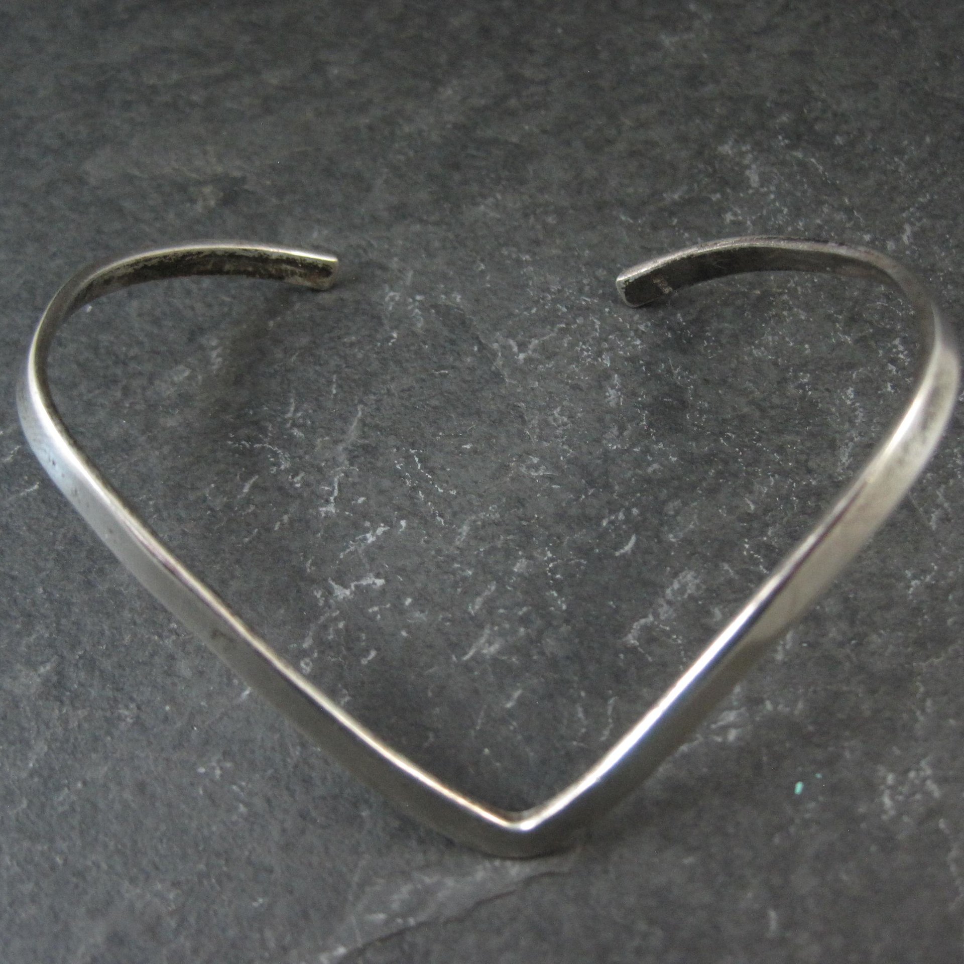 Dainty Sterling Silver Sweater Cuff Bracelet 6.5 Inches