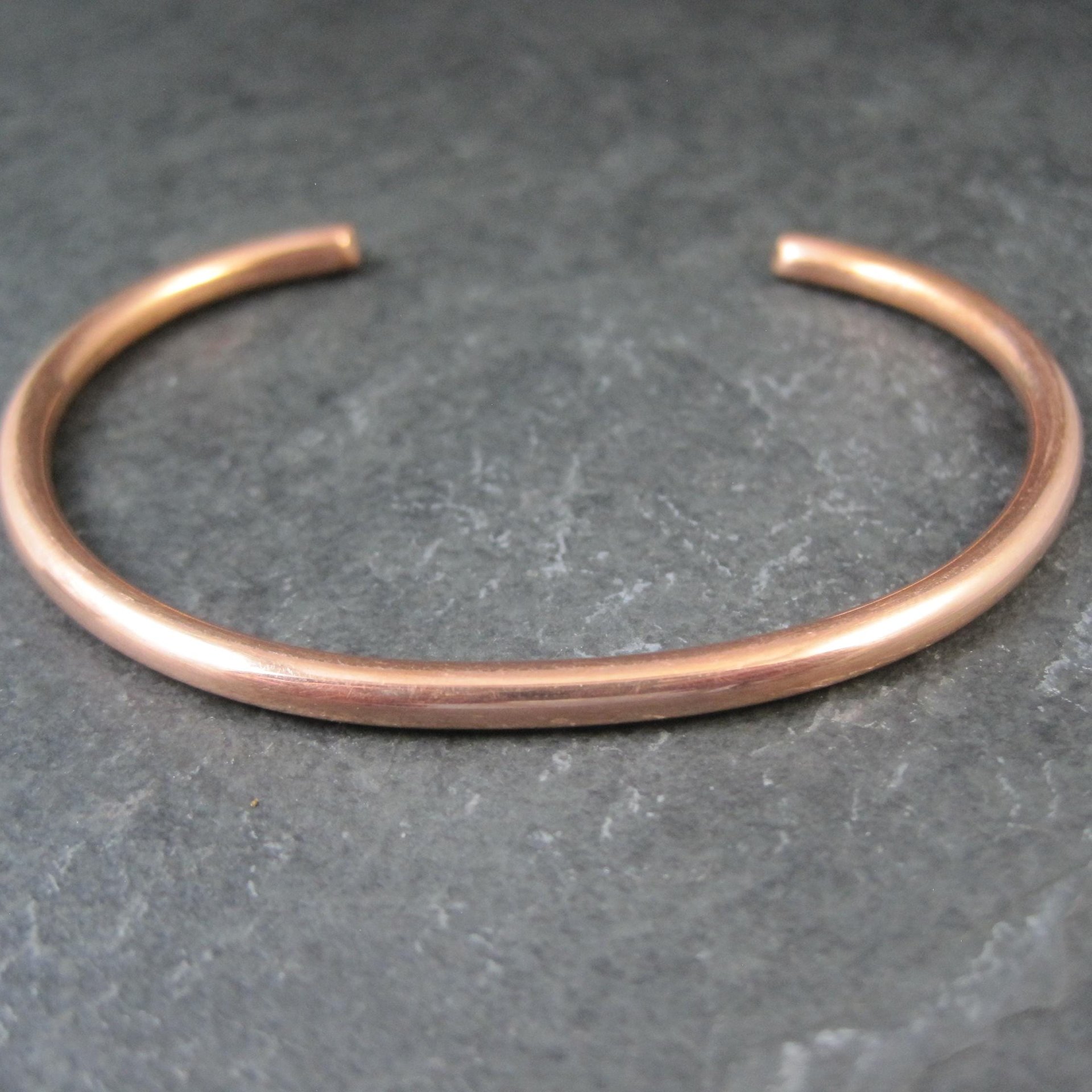 Simple Copper Cuff Bracelet 6 Inches