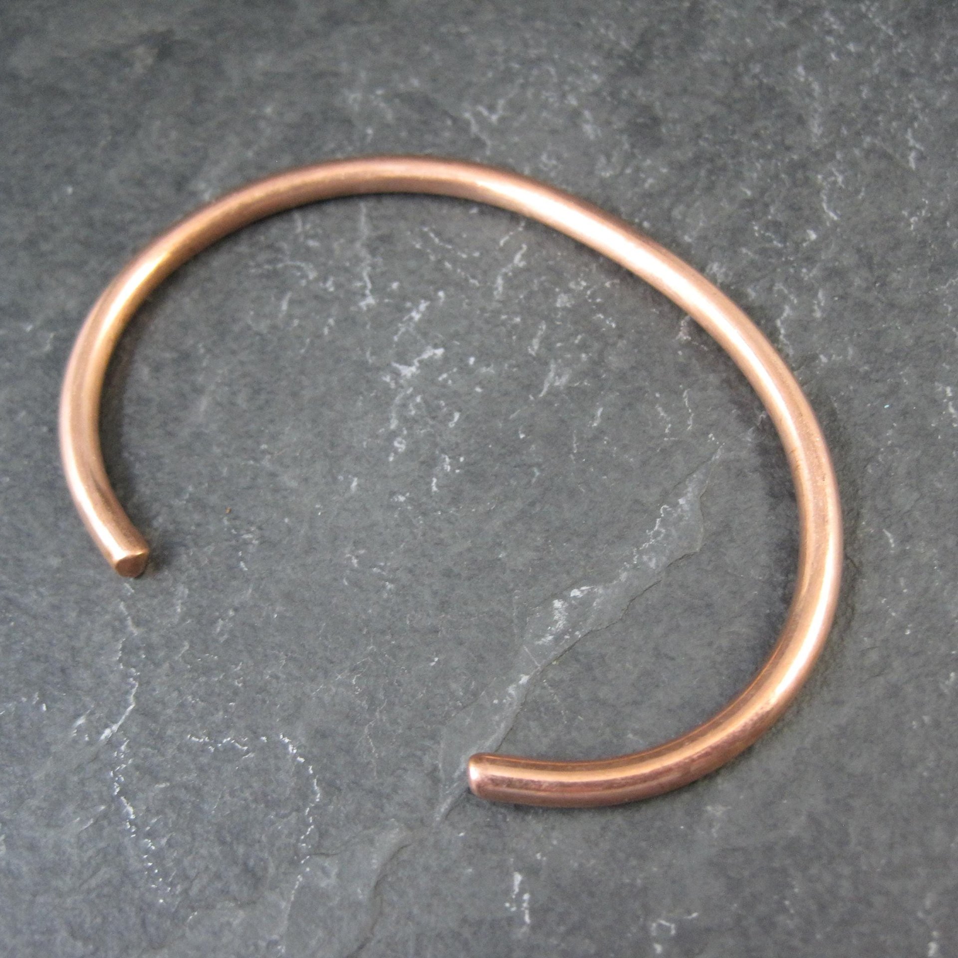 Simple Copper Cuff Bracelet 6 Inches