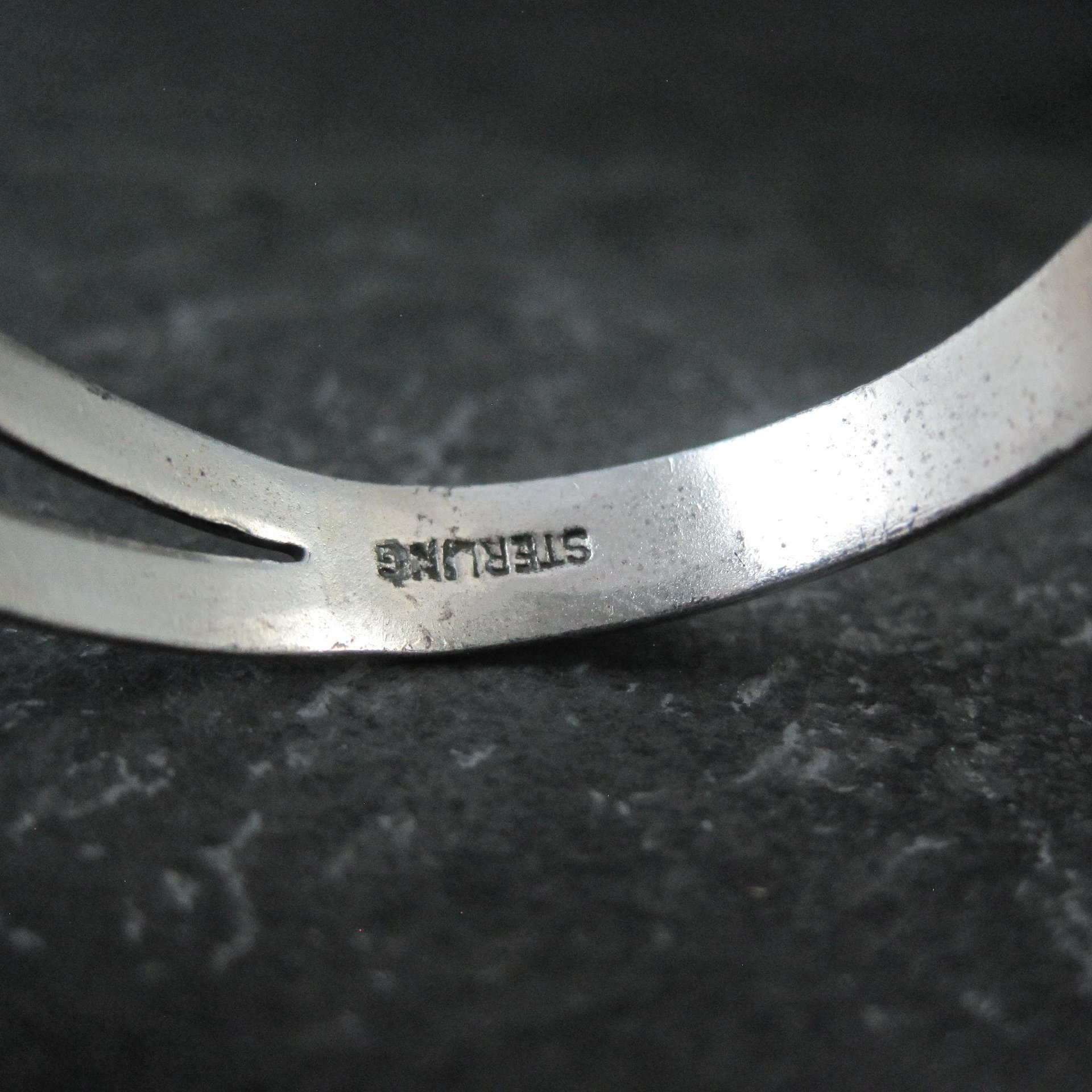 Vintage Sterling Thunderbird Cuff Bracelet Child Sized 4.25"