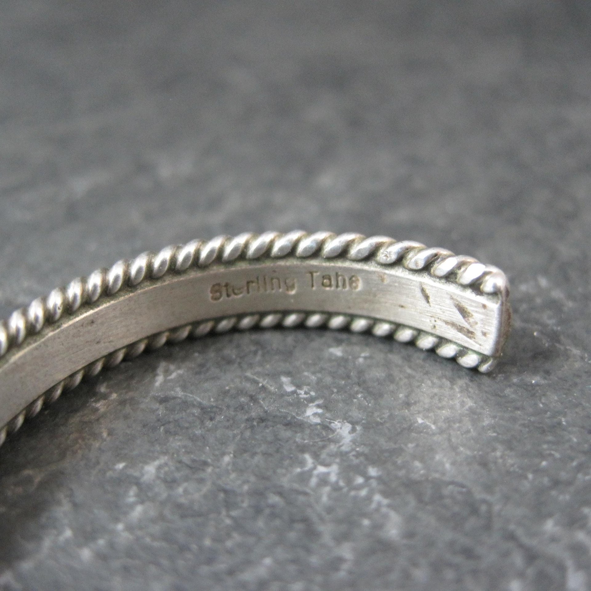 Childs Vintage Sterling Navajo Cuff Bracelet 4.5 Inches