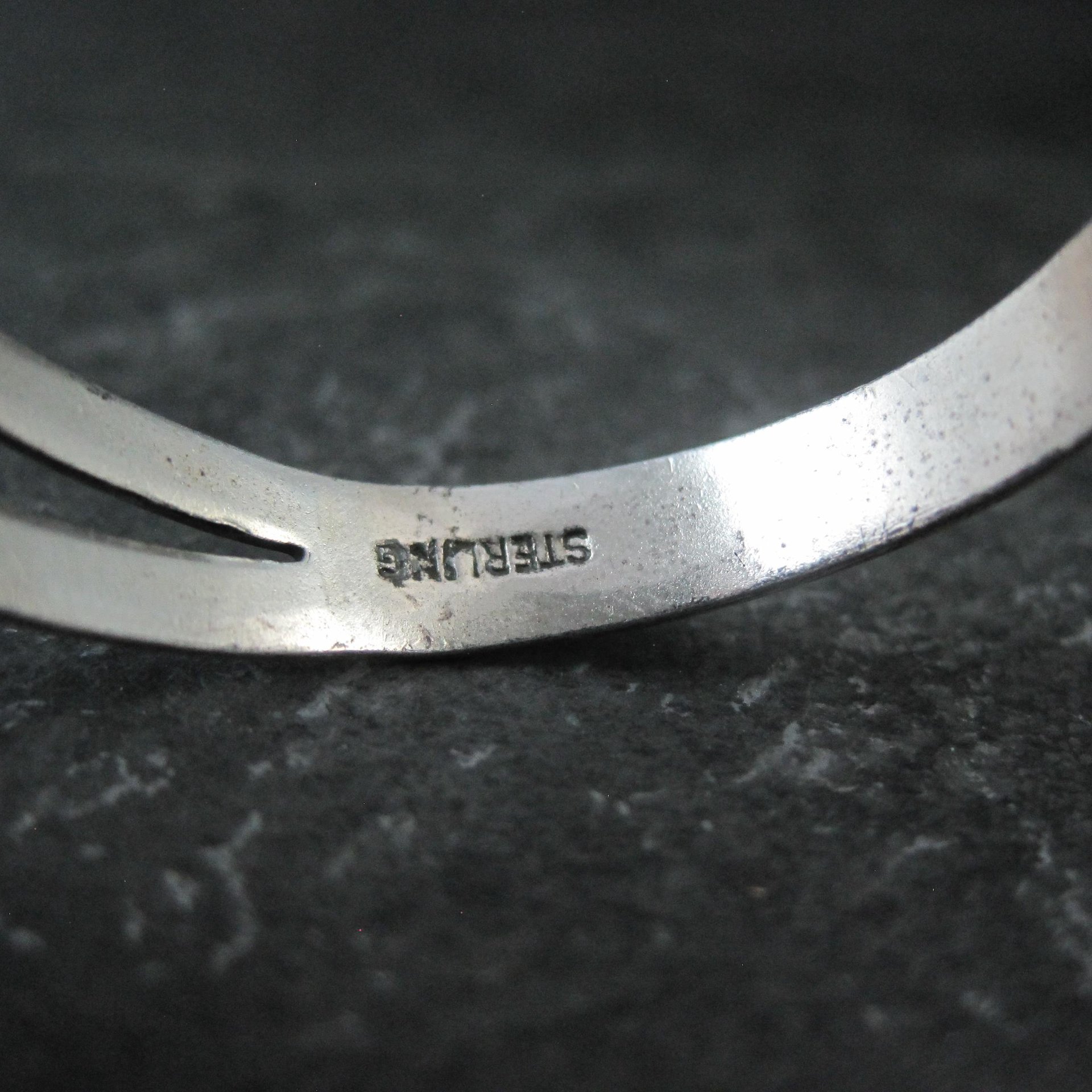 Vintage Sterling Thunderbird Cuff Bracelet Child Sized 4.25"