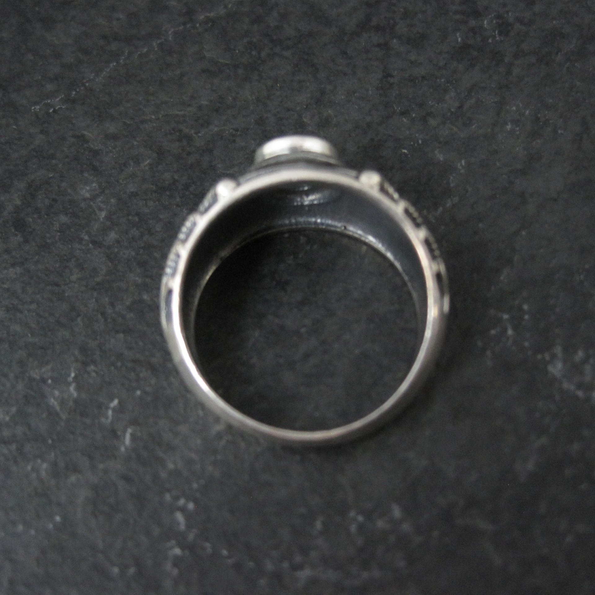 Vintage Sterling Silver Blue Topaz Ring Size 8