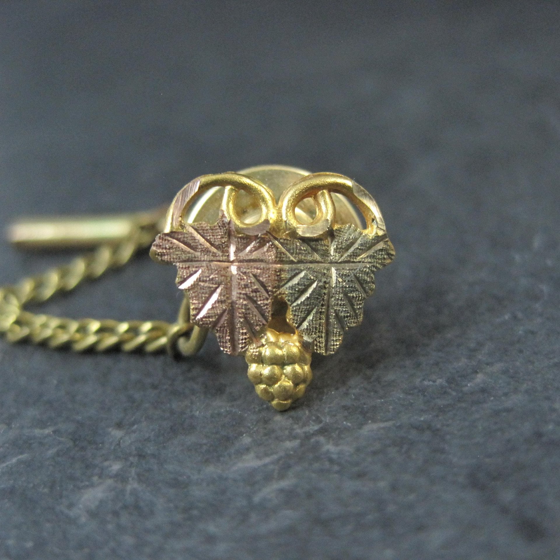 Vintage FL Thorpe Black Hills Gold Tie Tack