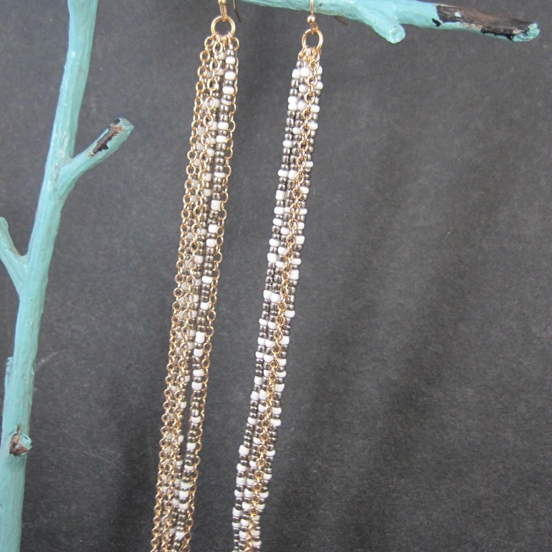 Extra Long Duster Chain Earrings