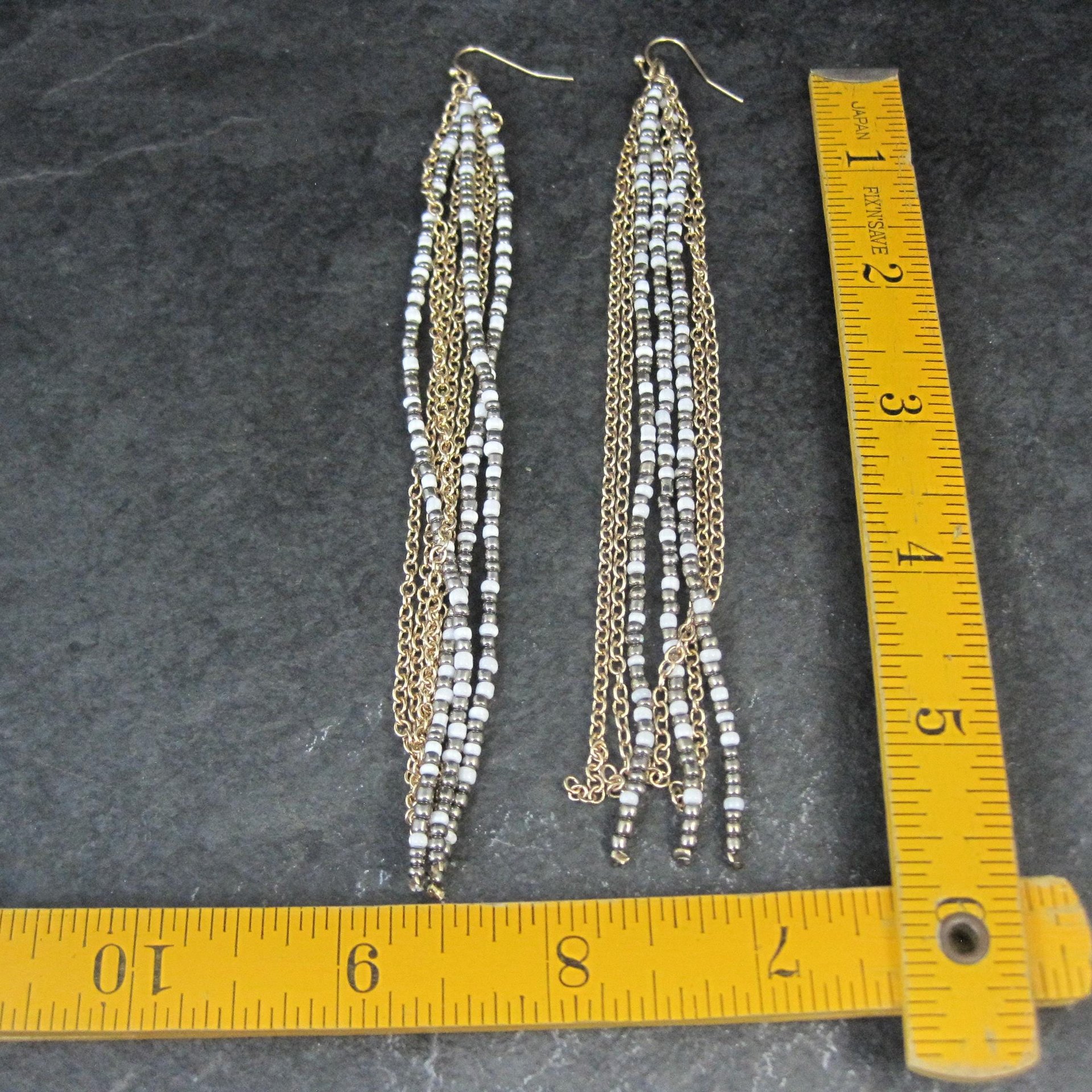 Extra Long Duster Chain Earrings