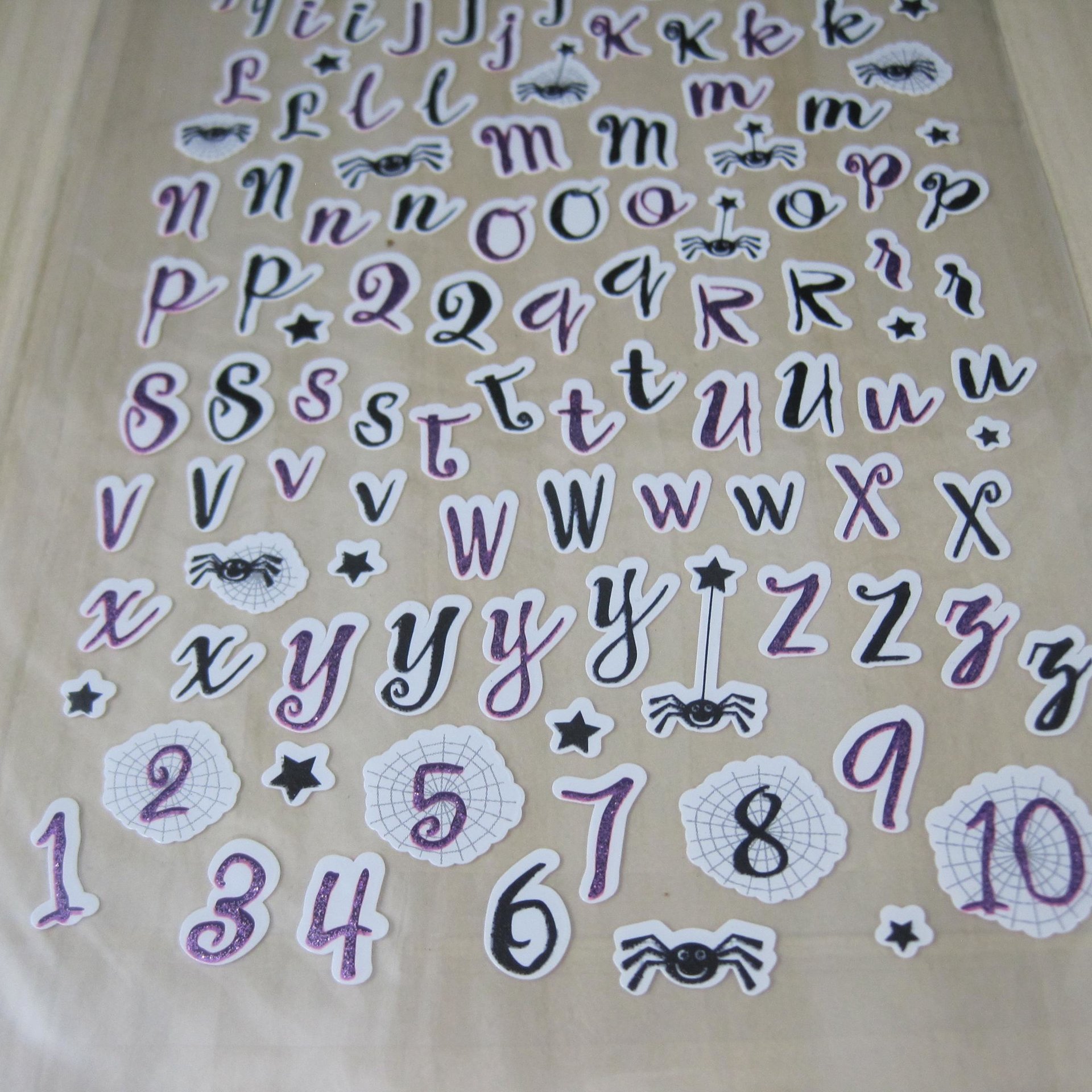 Studio G Halloween Alphabet Scrapbook Stickers .50" Discontinued