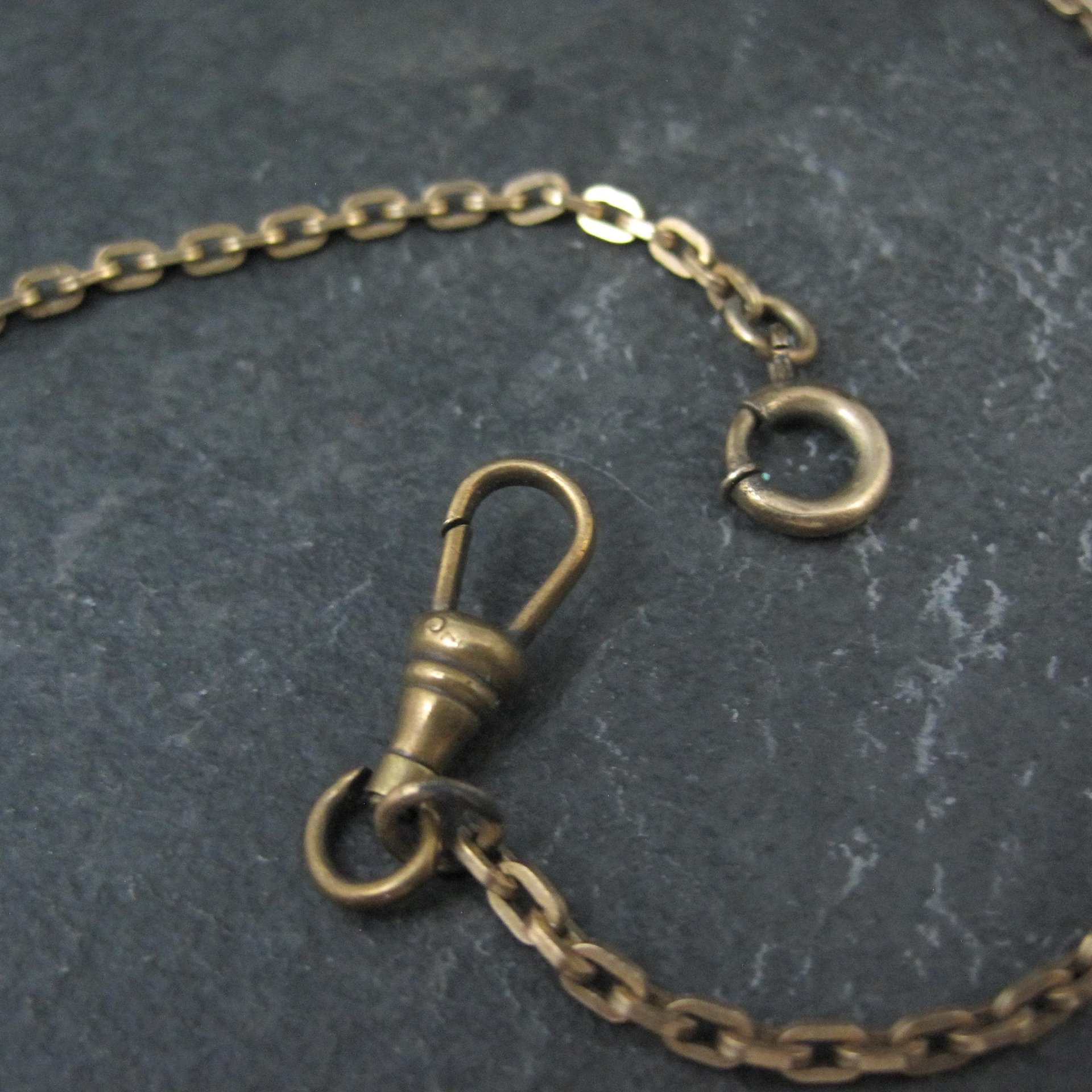 Vintage Gold Filled Watch Chain 14"