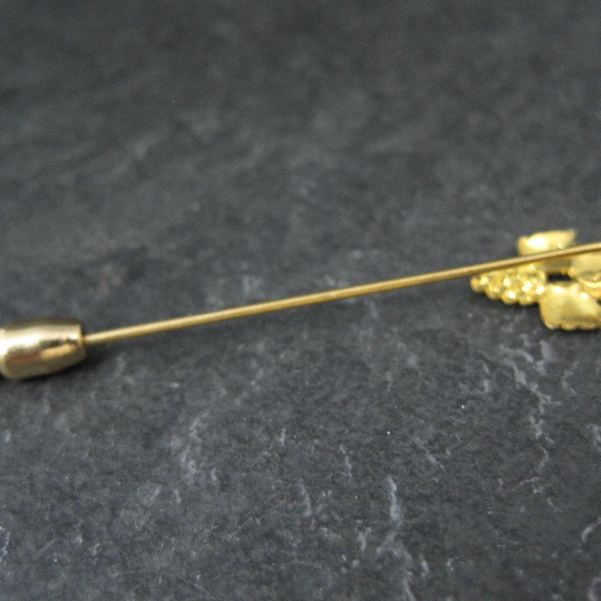 Vintage Landstroms Black Hills Gold Stick Pin 10K/12K