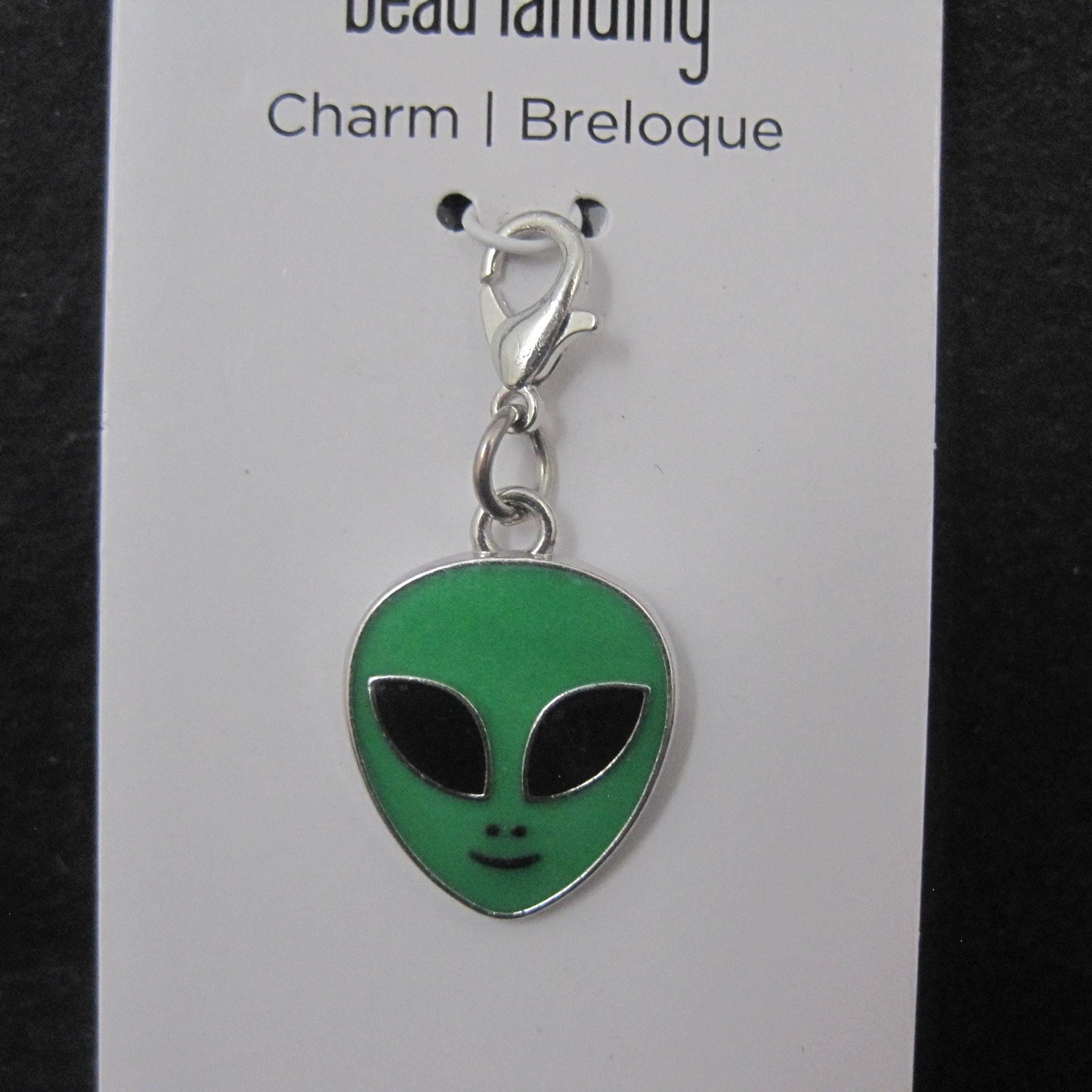 Glow-in-the-Dark Alien Charm by Bead Landing