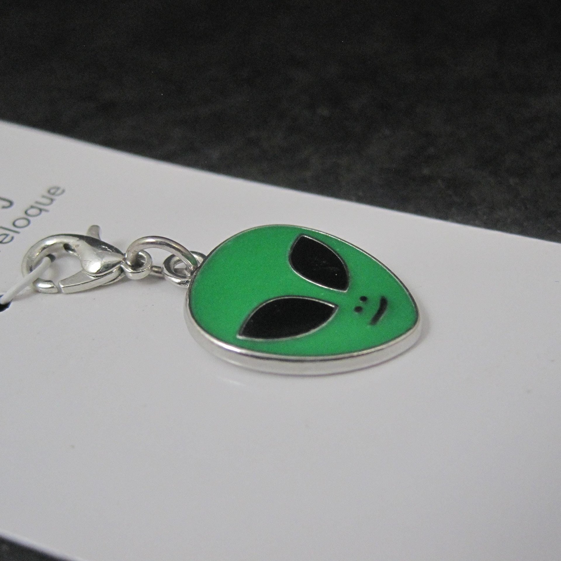 Glow-in-the-Dark Alien Charm by Bead Landing