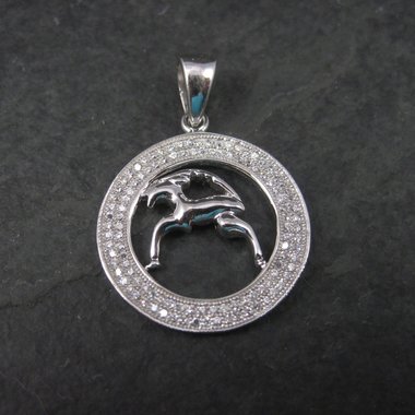 Sterling Zodiac Capricorn Pendant