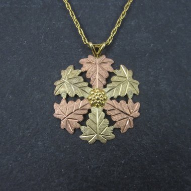 Landstroms Black Hills Gold Pendant Necklace