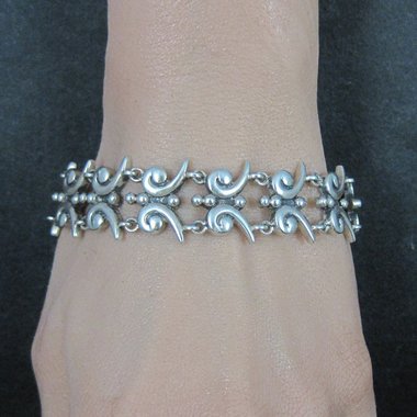 Mark Wasserman Samara Bracelet Sterling Silver 7 Inches Vintage