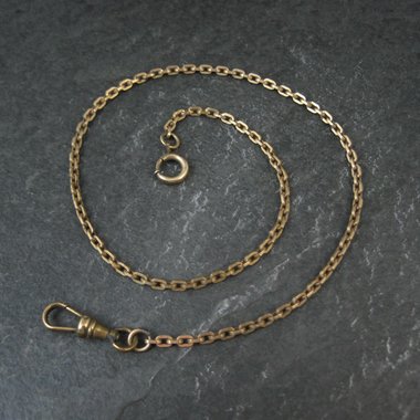 Vintage Gold Filled Watch Chain 14"